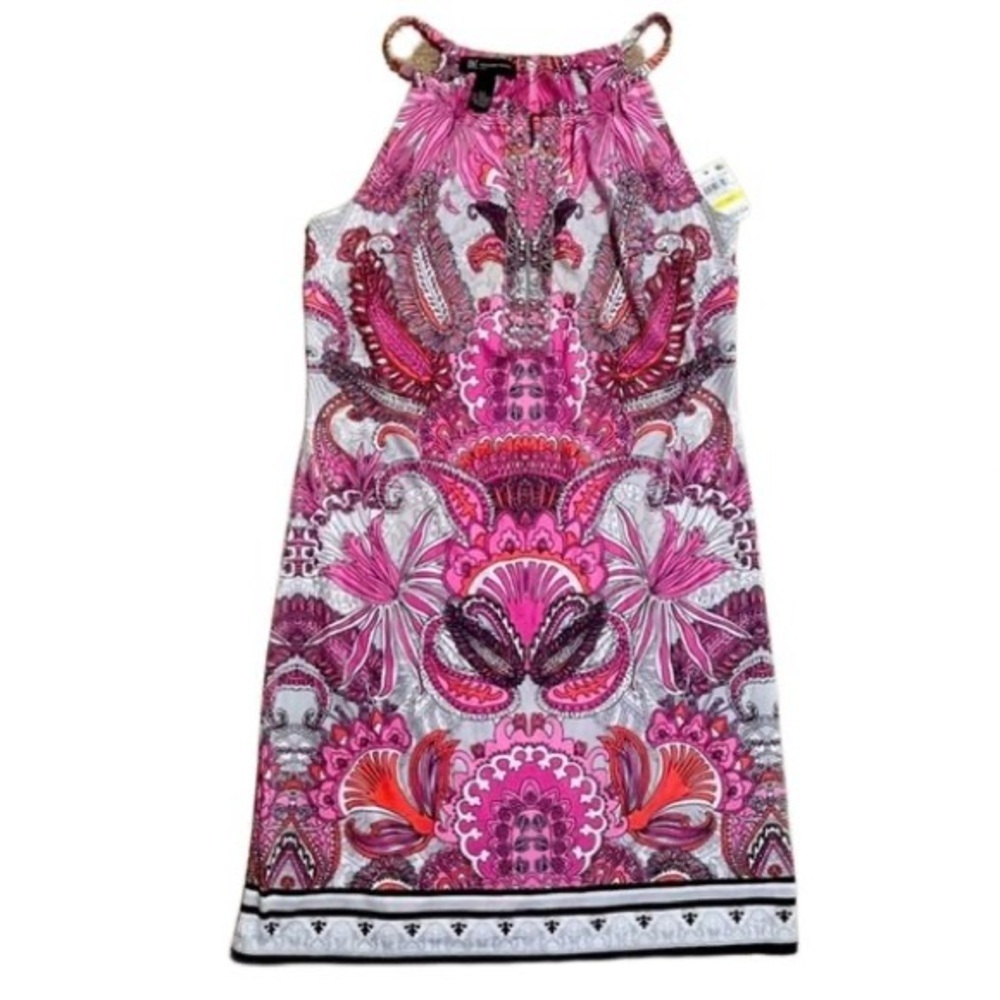 INC international concepts pink strappy midi dress